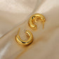 Chique Gouden Bold Hoepeloorringen voor een Glamoureuze Look