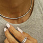 Choker tennisstijl modieus en elegant, voeg een verleidelijke charme toe aan je outfit