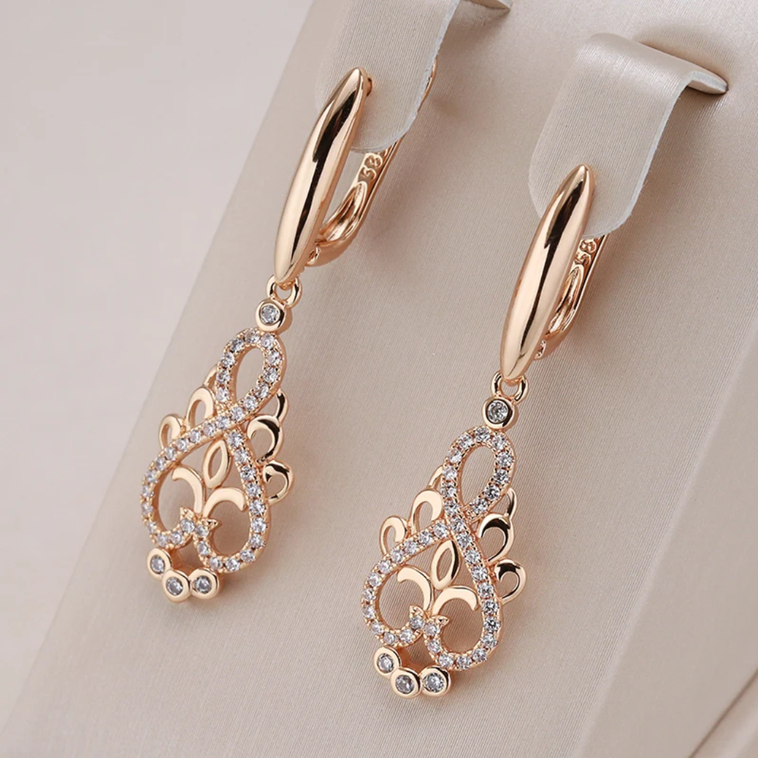 Elegante Elfenoorbellen met Zirkonia in Goud | Goud