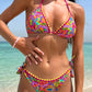 Triangelbikini voor vrouwen – Elastische pasvorm – Zijknoop – Sneldrogend – Minimalistisch