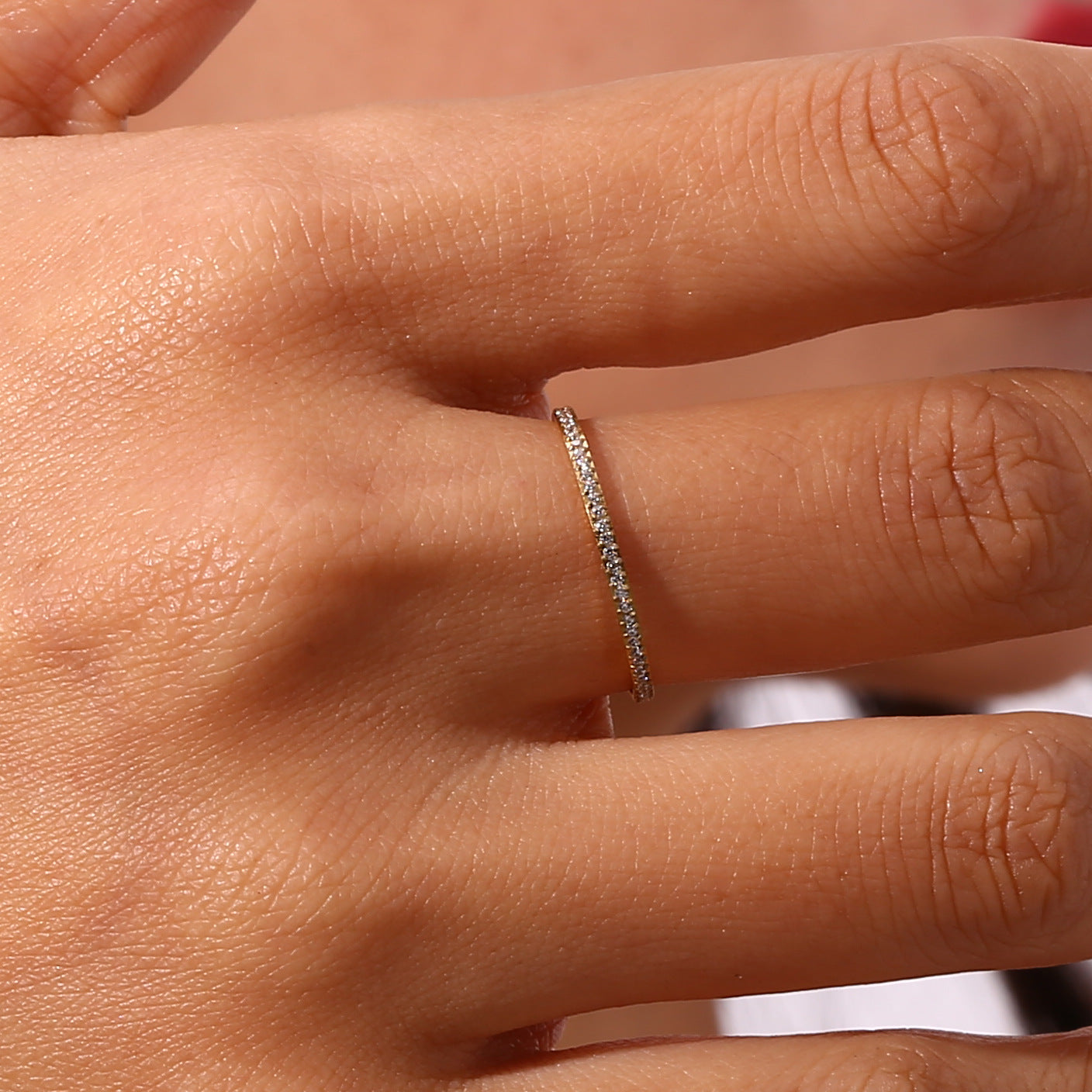 Elegante Gouden Ring Zarra voor een Tijdloze Stijl