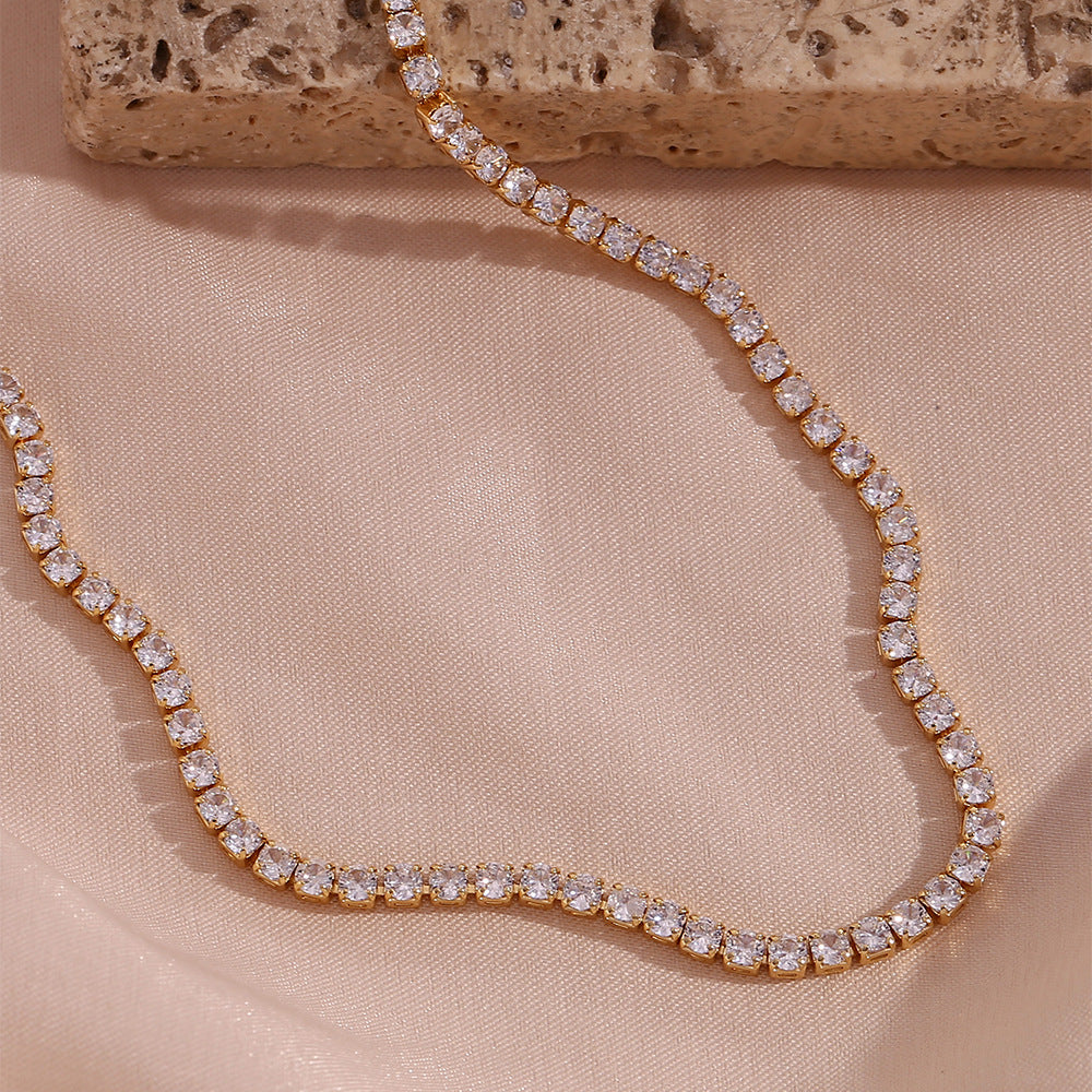 Brillante Diamanten Tennisketting - Isolde für einzigartigen Glanz