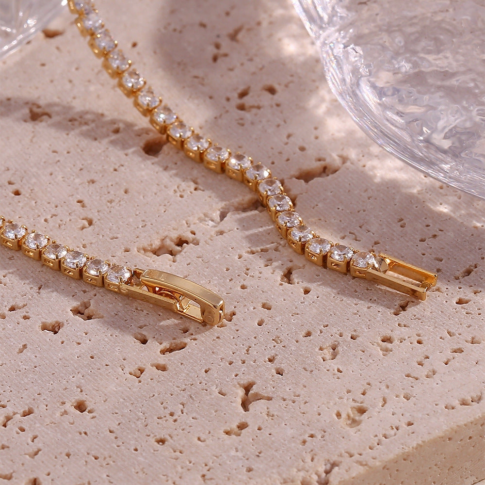 Brillante Diamanten Tennisketting - Isolde für einzigartigen Glanz