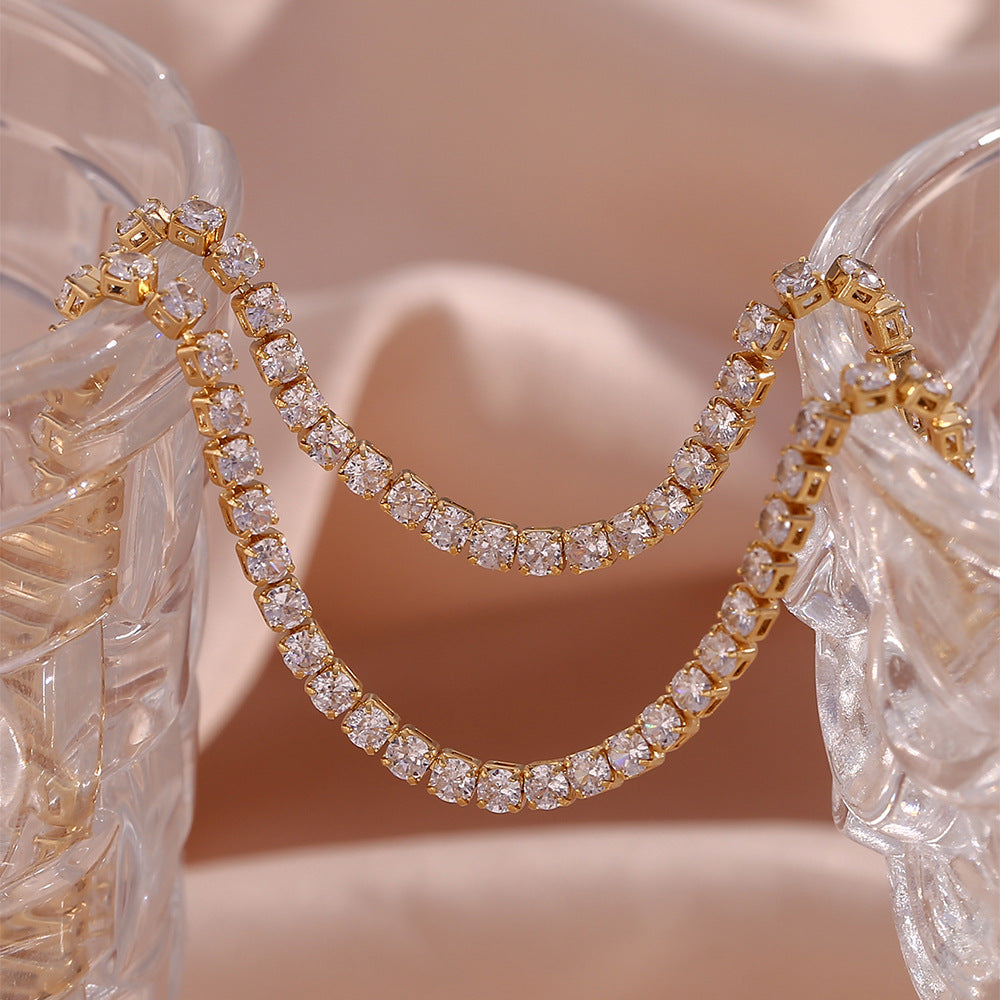 Brillante Diamanten Tennisketting - Isolde für einzigartigen Glanz