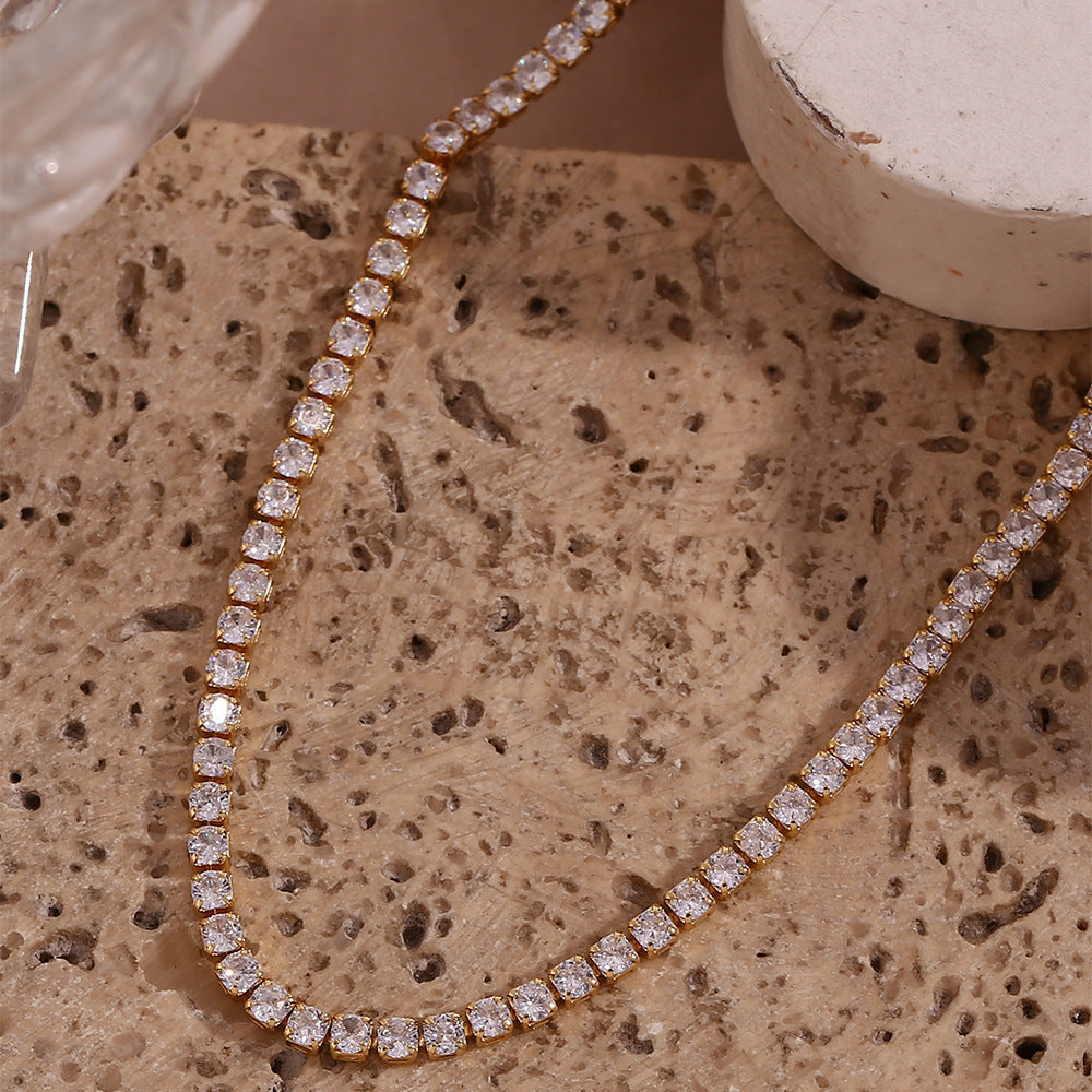 Brillante Diamanten Tennisketting - Isolde für einzigartigen Glanz