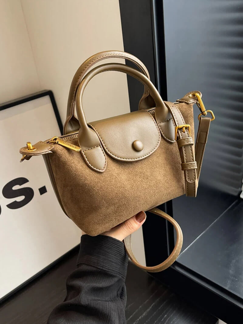 Stijlvolle Mini Suède-Tas – Perfect voor Dagelijkse en Avonduitjes