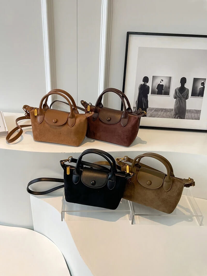 Stijlvolle Mini Suède-Tas – Perfect voor Dagelijkse en Avonduitjes