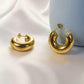Chique Gouden Bold Hoepeloorringen voor een Glamoureuze Look