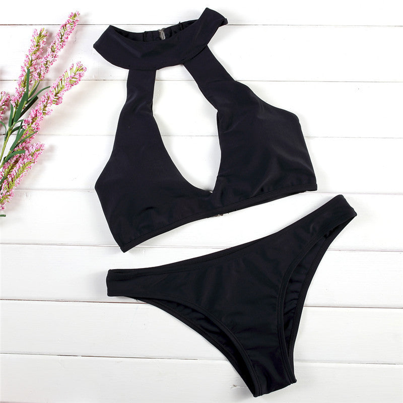 Dames Bikini Set – Gedetailleerde uitsnijding bij de buste – Aangepaste pasvorm – Elastisch zwemstof