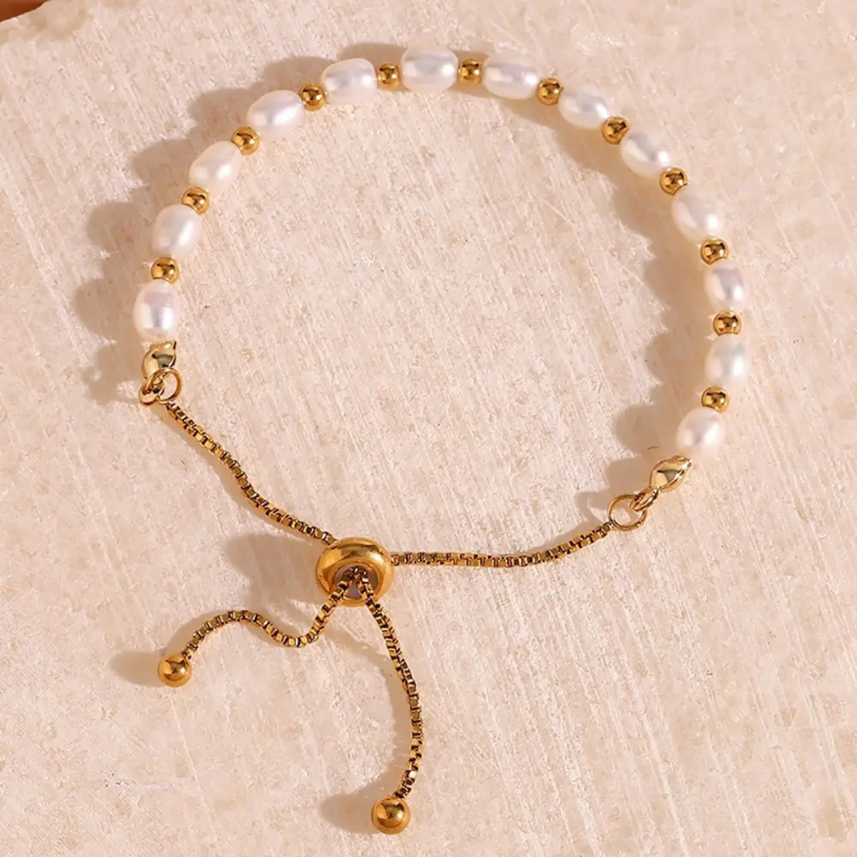 Elegante armband met luxe parels