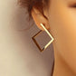 Geometrische Vorm Oorbellen in Goud & Zilver Extravagante Look
