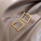 Geometrische Vorm Oorbellen in Goud & Zilver Extravagante Look
