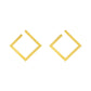 Geometrische Vorm Oorbellen in Goud & Zilver Extravagante Look