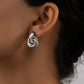 Silvy’s™ Goud & Zilver Knot Hoops – Tijdloze Oorbellen voor Elke Gelegenheid