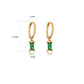 Chic et Élégantes Boucles d'Oreilles Carrées avec Zircone - Lauren
