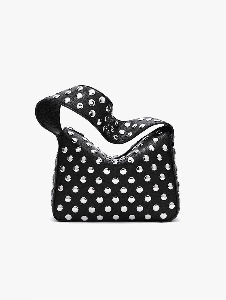 Dottie Zwarte Schoudertas Elegant en Modieus