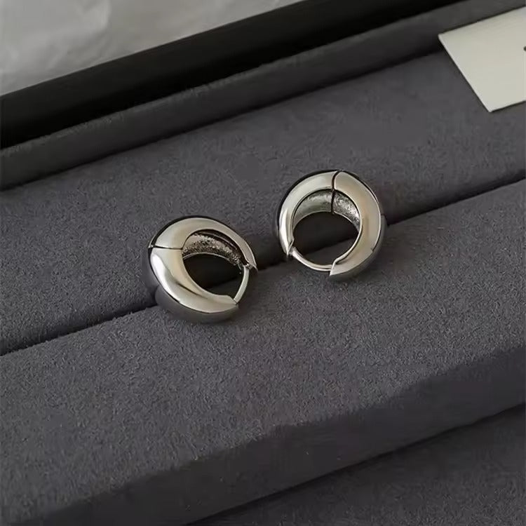 Stijlvolle Dikke Hoepel Oorbellen - Kim voor een trendy look