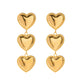 Elegante Gouden Idaya-Oorbellen voor een Stralende Look