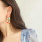 Elegante Bloemkralen Oorbellen - Melody Voor Een Verfijnde Look