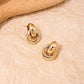 Silvy’s™ Goud & Zilver Knot Hoops – Tijdloze Oorbellen voor Elke Gelegenheid