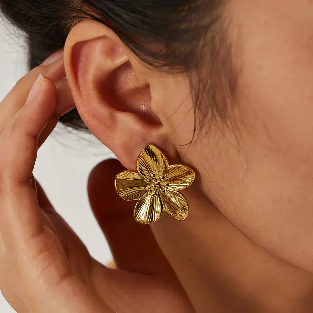 Elegante Arden Oorbellen in Stralend Goud