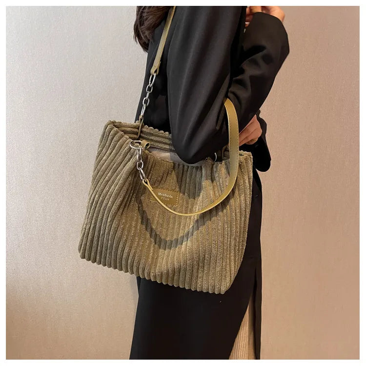 Virella | Corduroy Schoudertas Dames