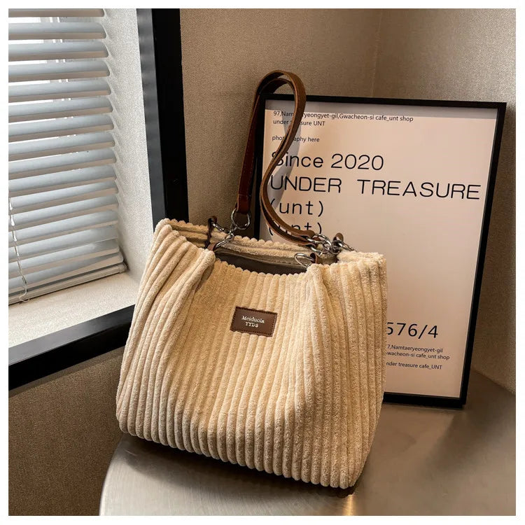 Virella | Corduroy Schoudertas Dames