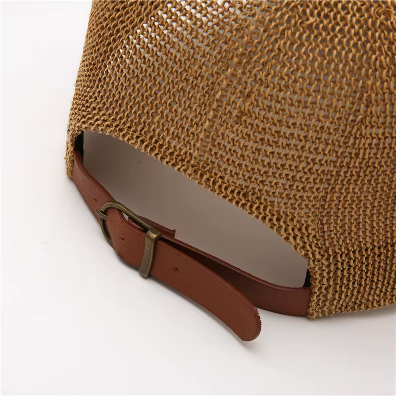 Berlin™ | Unisex Ademende Zomerpet | Gevlochten, Lichtgewicht & Stijlvolle Strand Pet