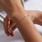 MAUI Gouden Paperclip Armband
