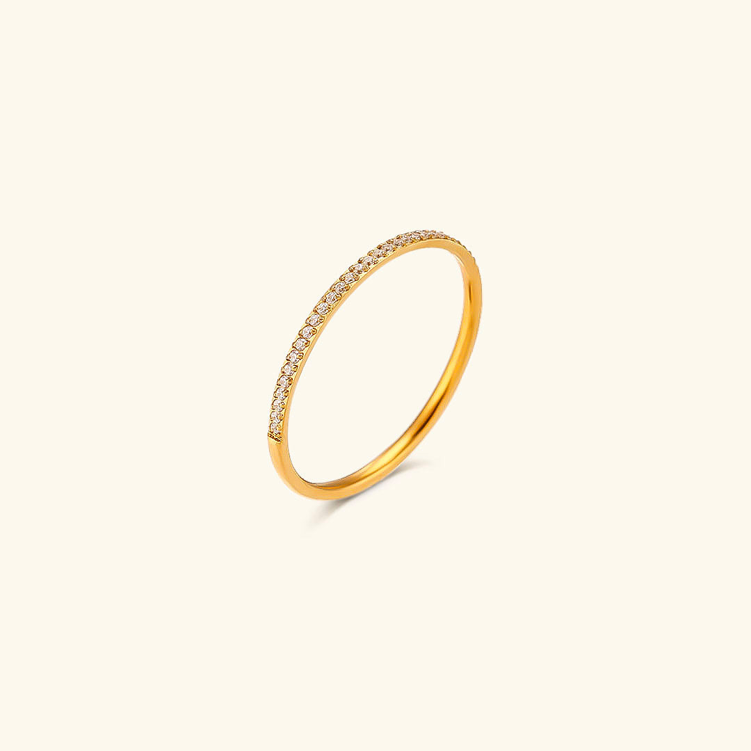 Elegante Gouden Ring Zarra voor een Tijdloze Stijl