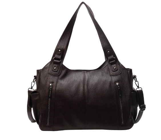 UrbanTote™ | Grote PU-Leren Damestas Met Meerdere Vakken En Afneembare Schouderband
