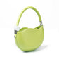 Chique nepleren crossbody schoudertas met metalen schouderband