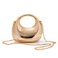 Chic metalen ketting schoudertas voor moeiteloze stijl