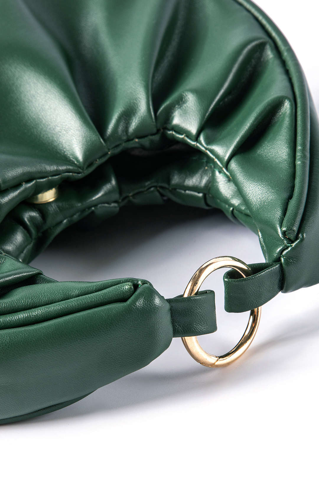 Chic Gerimpelde Faux Leren Handtas