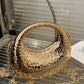 Chic metalen ketting schoudertas voor moeiteloze stijl