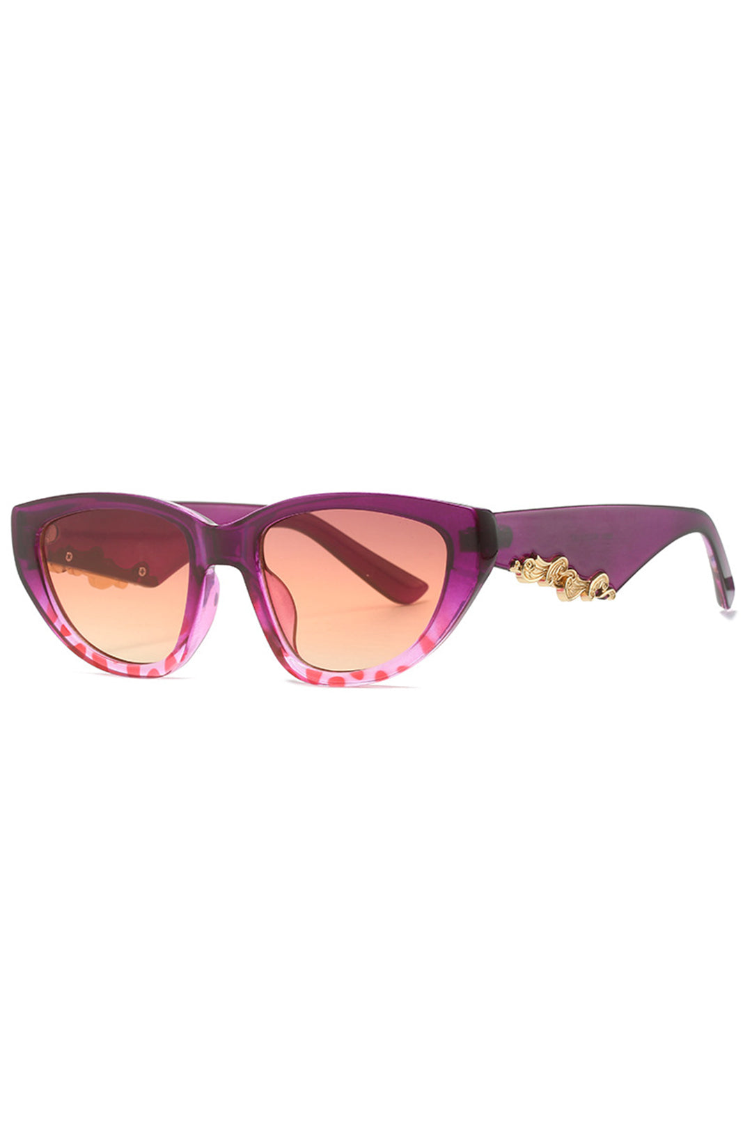 Chique Ombre Cat-Eye Zonnebril voor een Stijlvolle Look