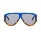 Chic Leopard Print Sunglasses with Stylish Frame