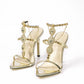 Elegante puntige neus hoge hakken versierd met rhinestones