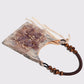 Stijlvolle Tie-Dye Rozenbloem Schoudertas - Perfect voor casual en elegante looks