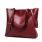 Elegante Retro Schoudertas voor Dames in Bordeaux Glad Leer - Elea