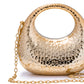 Chic metalen ketting schoudertas voor moeiteloze stijl