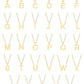 Elegante ketting met gepersonaliseerde letter voor een stijlvolle uitstraling