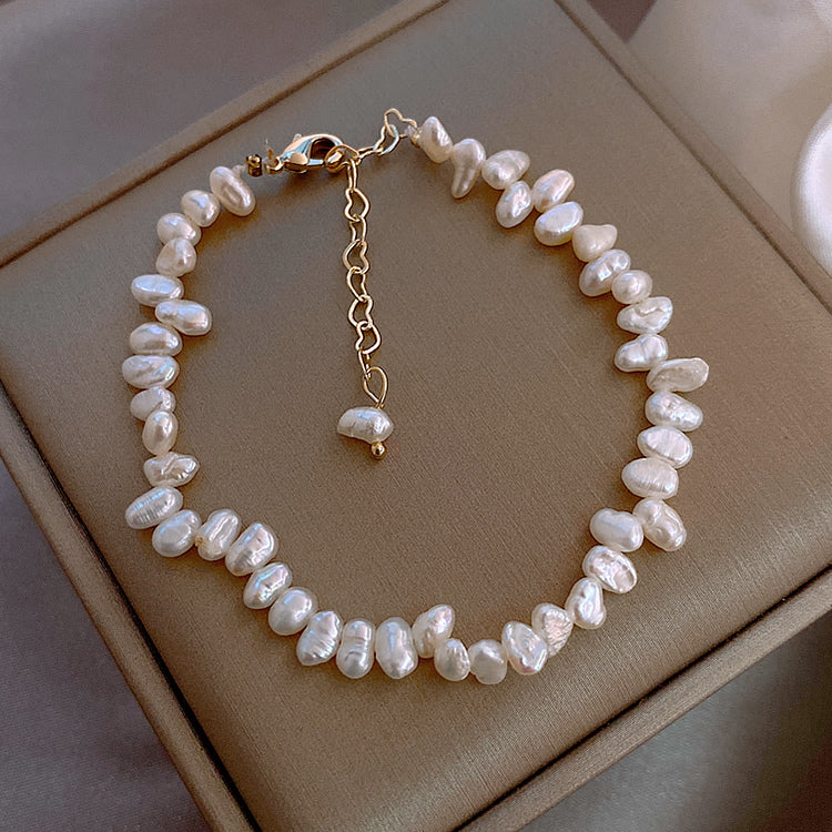 Bella Bliss Armband met Zoetwaterparels – Tijdloze Elegantie voor Elke Gelegenheid