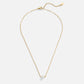 Elegante Solitaire-Halskette mit Goldperle - Klassiker und Stil vereint