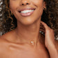 Elegante Solitaire-Halskette mit Goldperle - Klassiker und Stil vereint